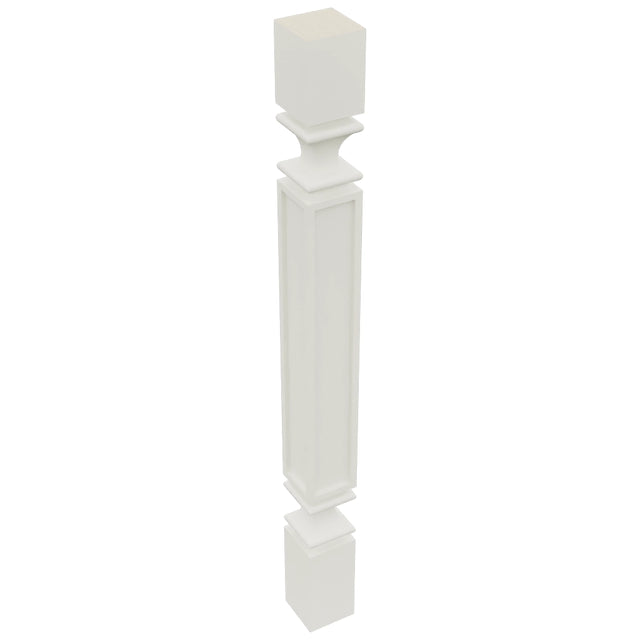Fabuwood Dove SP3X3 Base Post, Top View