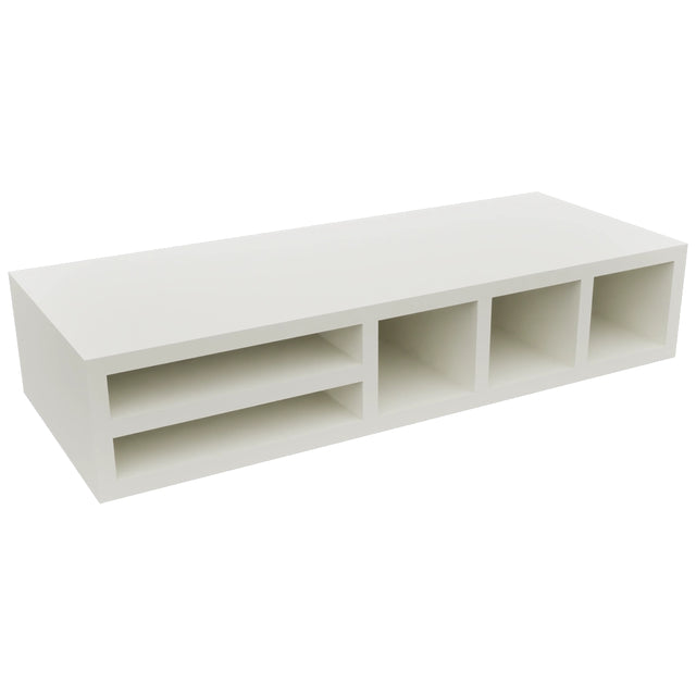 Fabuwood Dove WO306 Wall Organizer Rack, Front View