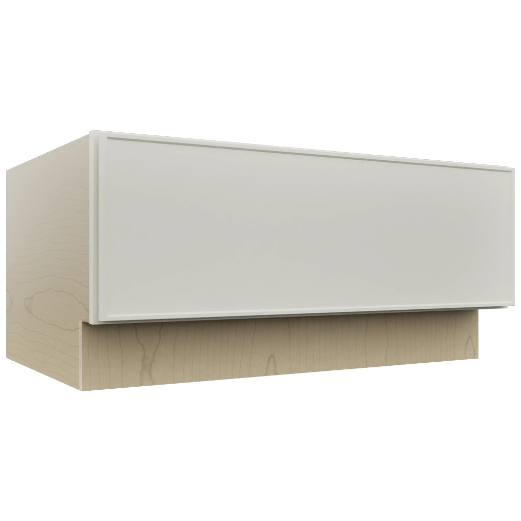 Fabuwood Echo Dove DBS36 Base Bench Seat Cabinet, Front View