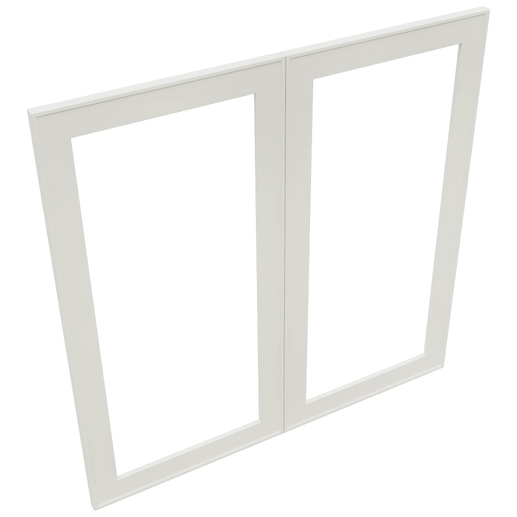 Fabuwood Echo Dove DS DFG3636 Wall Prepped Door, Top View