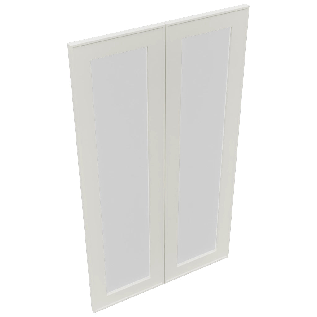 Fabuwood Echo Dove DS GDW2442 Wall Glass Door, Top View