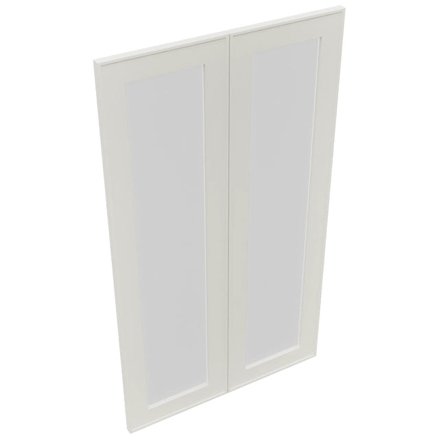 Fabuwood Echo Dove DS GDW2442 Wall Glass Door, Top View