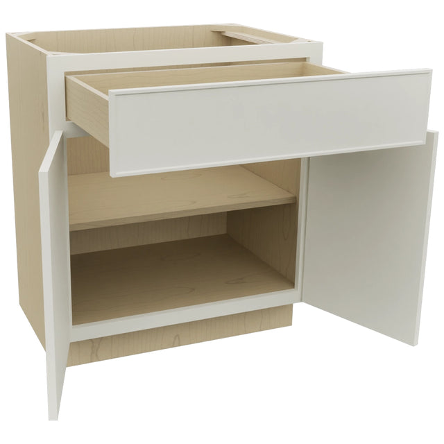 Fabuwood Echo Dove VB30-34 Vanity Base Standard Cabinet, Open View