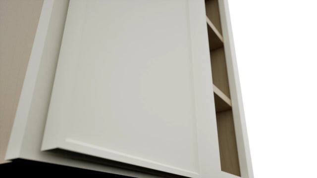 Fabuwood Echo Dove WBC2436 Wall Corner Blind Cabinet, Detail View