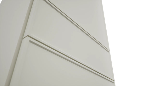 Fabuwood Echo Dove WD1848 Wall Drawer Cabinet, Detail View
