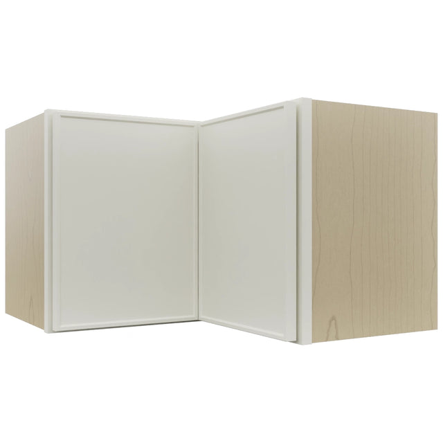 Fabuwood Echo Dove WPC2415 Wall Corner Pie Cabinet, Front View