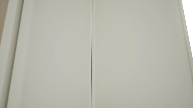 Fabuwood Echo Dove WPC2436 Wall Corner Pie Cabinet, Detail View