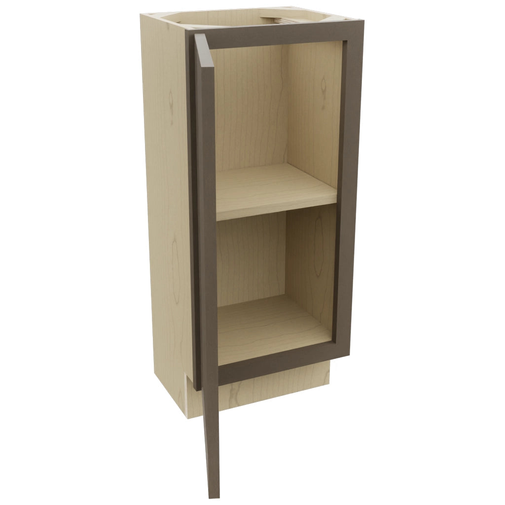 Fabuwood Echo Mocha B15FD-12D Base Full Door Cabinet, Open View