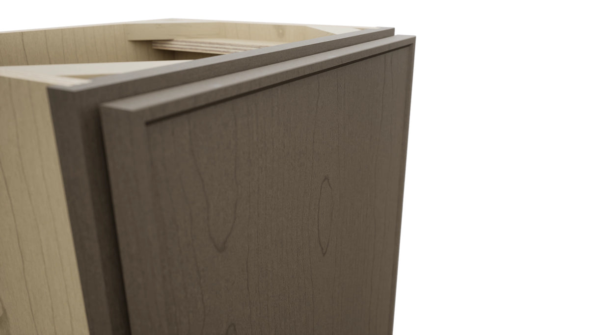 Fabuwood Echo Mocha B15FD-12D Base Full Door Cabinet, Detail View