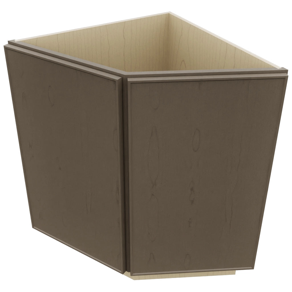 Fabuwood Echo Mocha BRA24 Base Return Angle Cabinet, Top View