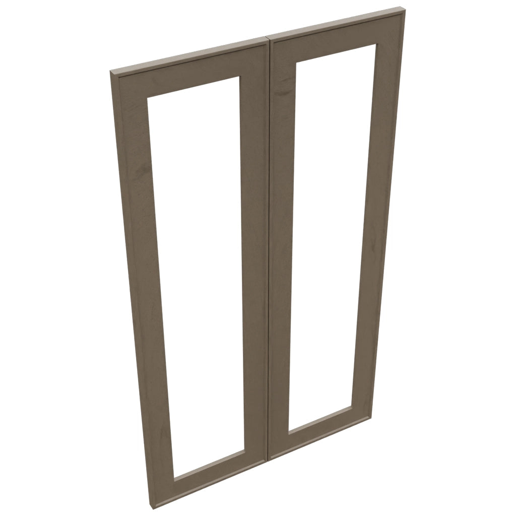 Fabuwood Echo Mocha DS DFG2442 Wall Prepped Door, Top View