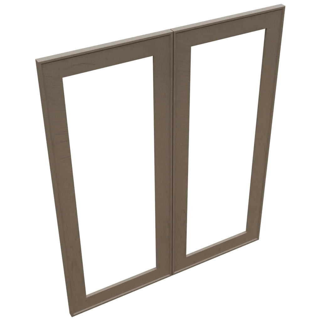 Fabuwood Echo Mocha DS DFG3036 Wall Prepped Door, Top View