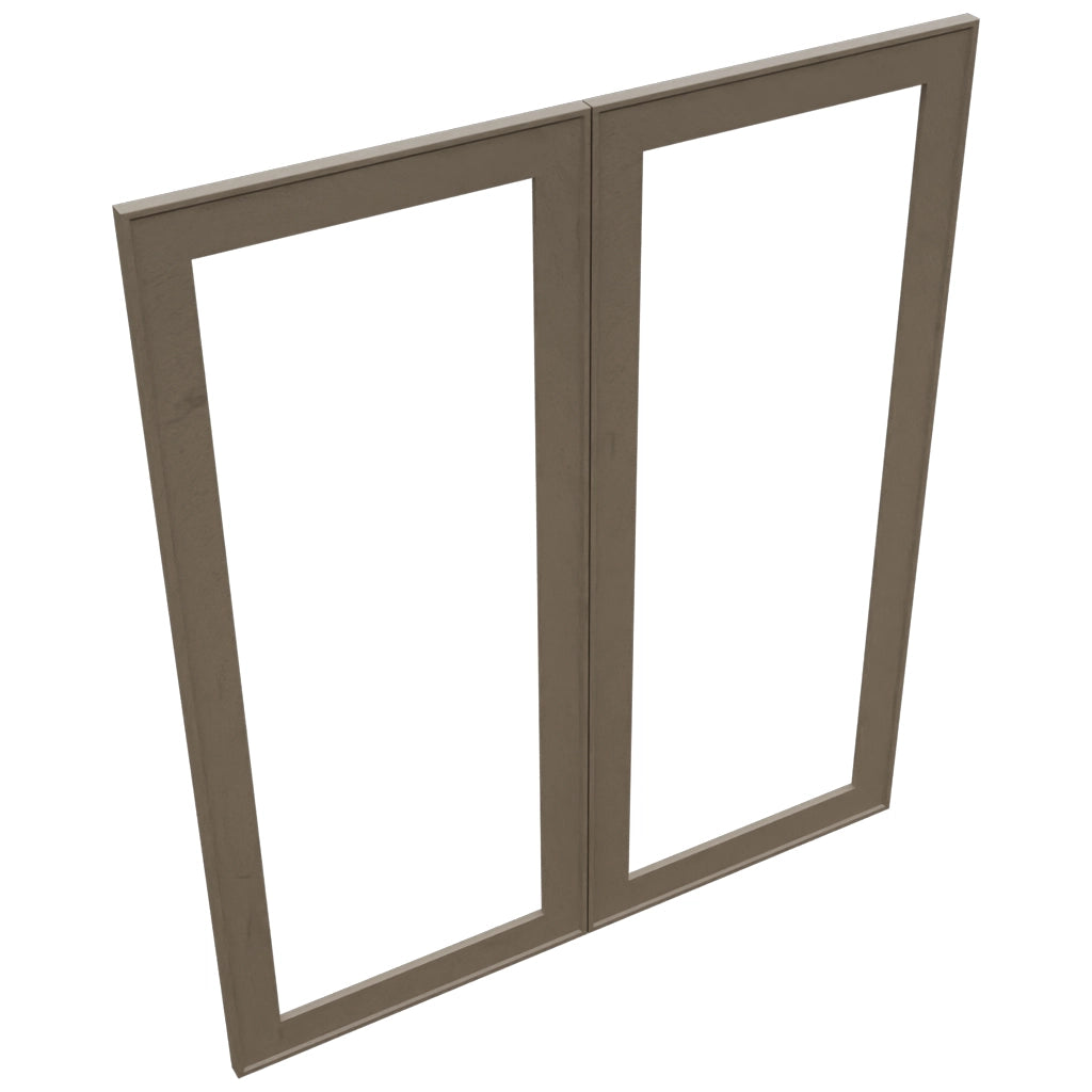 Fabuwood Echo Mocha DS DFG3642 Wall Prepped Door, Top View
