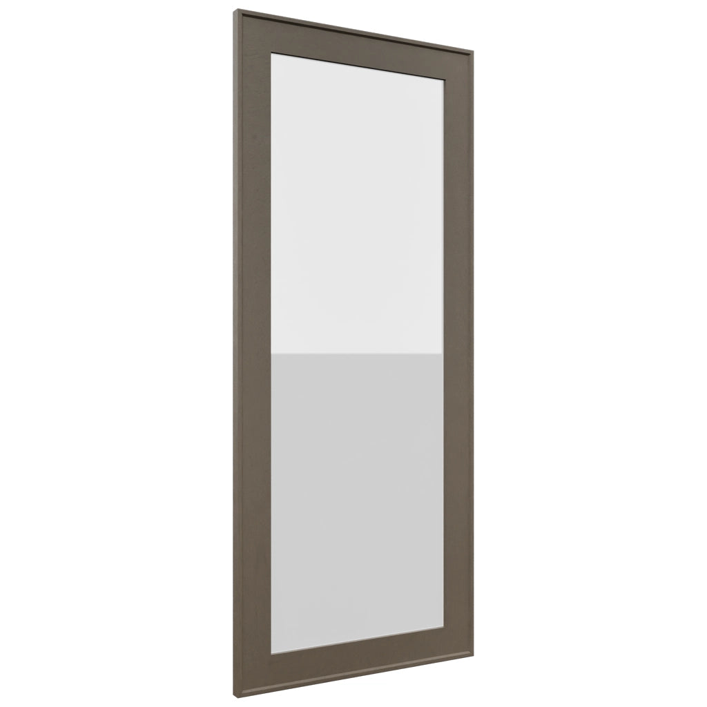 Fabuwood Echo Mocha DS GDW1842 Wall Glass Door, Front View