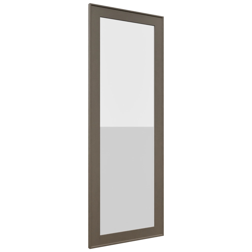Fabuwood Echo Mocha DS GDWD1860 Wall Glass Door, Front View