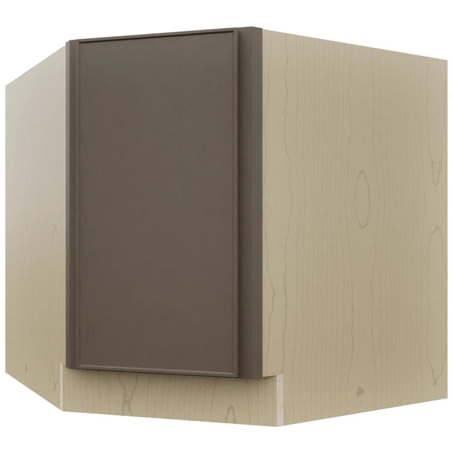 Fabuwood Echo Mocha DSB36FD Base Corner Diagonal Sink Cabinet, Front View