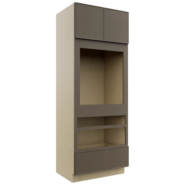 Fabuwood Echo Mocha OC3390D Tall Oven Cabinet Double, Front View