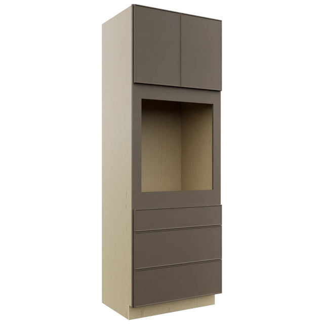 Fabuwood Echo Mocha OC3396S Tall Oven Cabinet Single, Front View