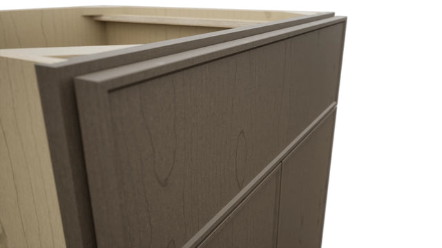 Fabuwood Echo Mocha SB24 Base Sink Cabinet, Detail View
