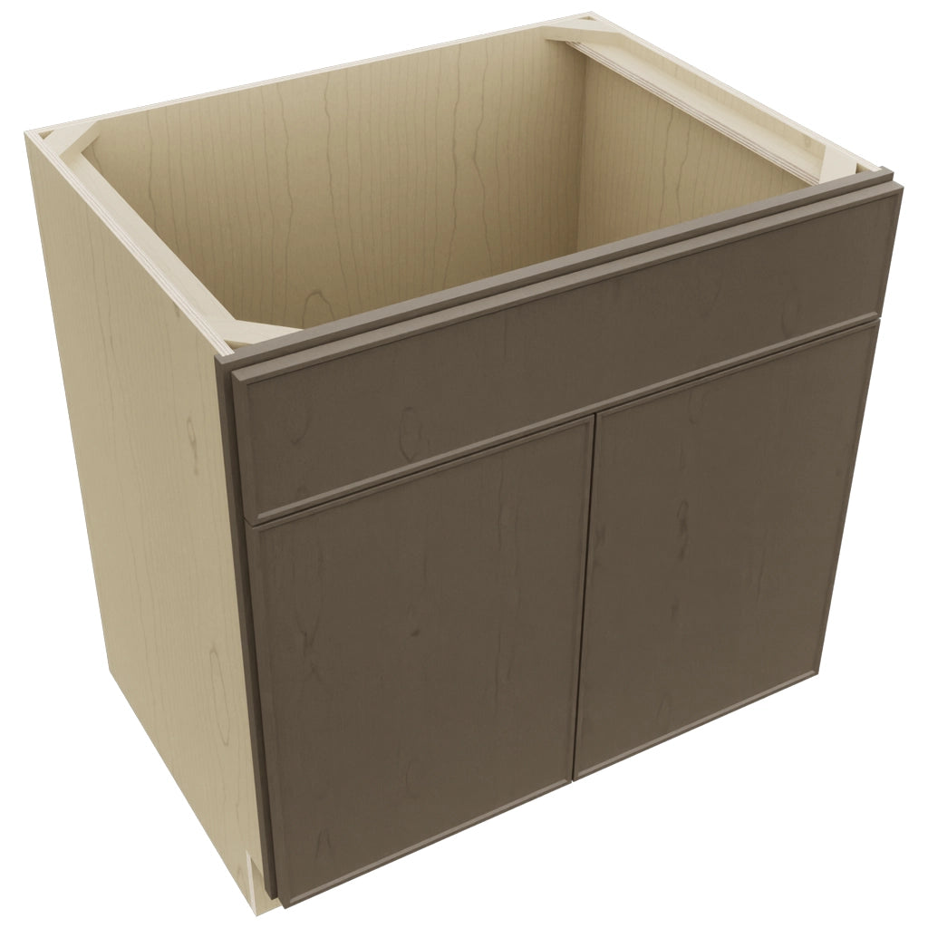 Fabuwood Echo Mocha SB33SDF Base Sink Cabinet, Top View
