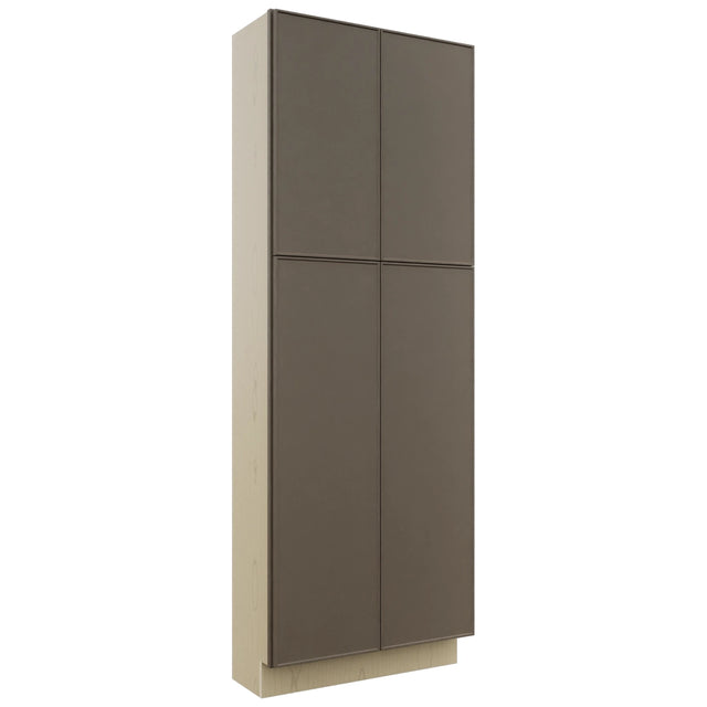 Fabuwood Echo Mocha TP301284 Tall Pantry Cabinet, Front View