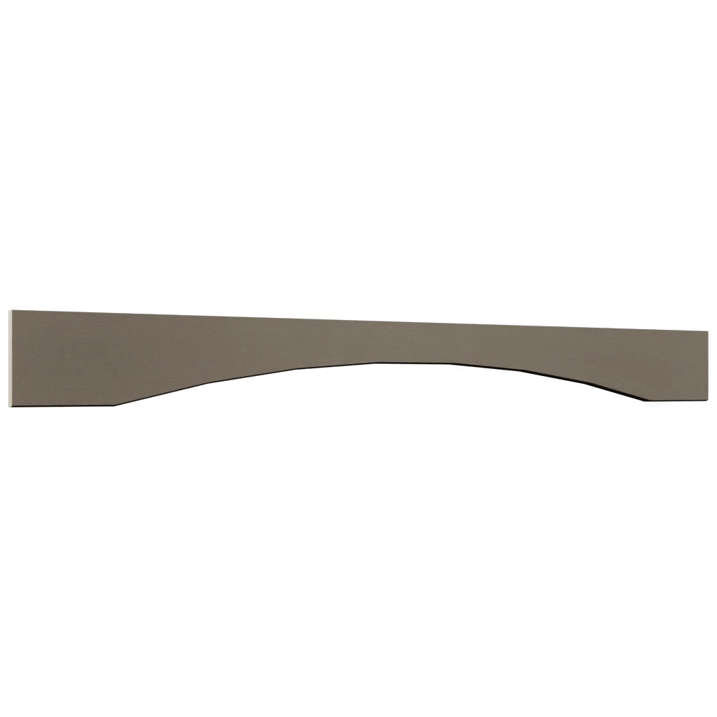 Fabuwood Echo Mocha VAR54 Wall Valance, Front View