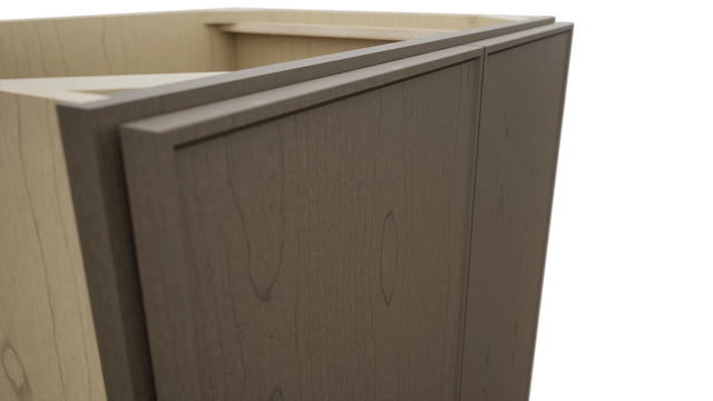 Fabuwood Echo Mocha VB27FD Vanity Base Full Height Cabinet, Detail View
