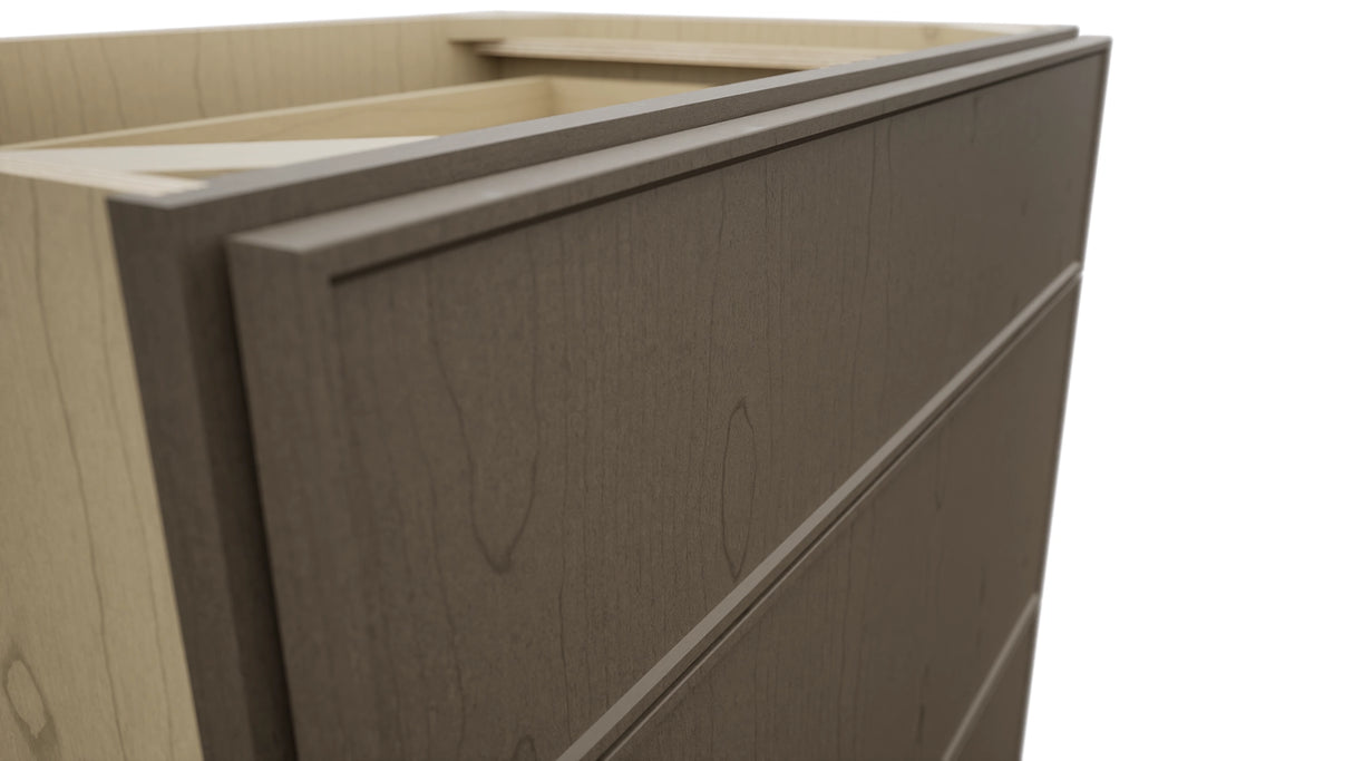 Fabuwood Echo Mocha VDB30-34 Vanity Drawer Cabinet, Detail View