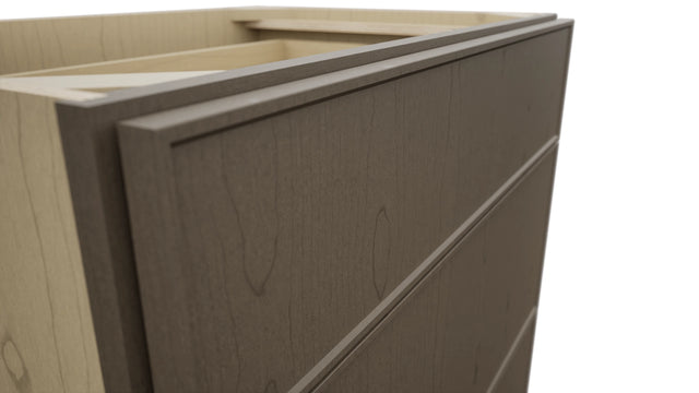 Fabuwood Echo Mocha VDB30-34 Vanity Drawer Cabinet, Detail View