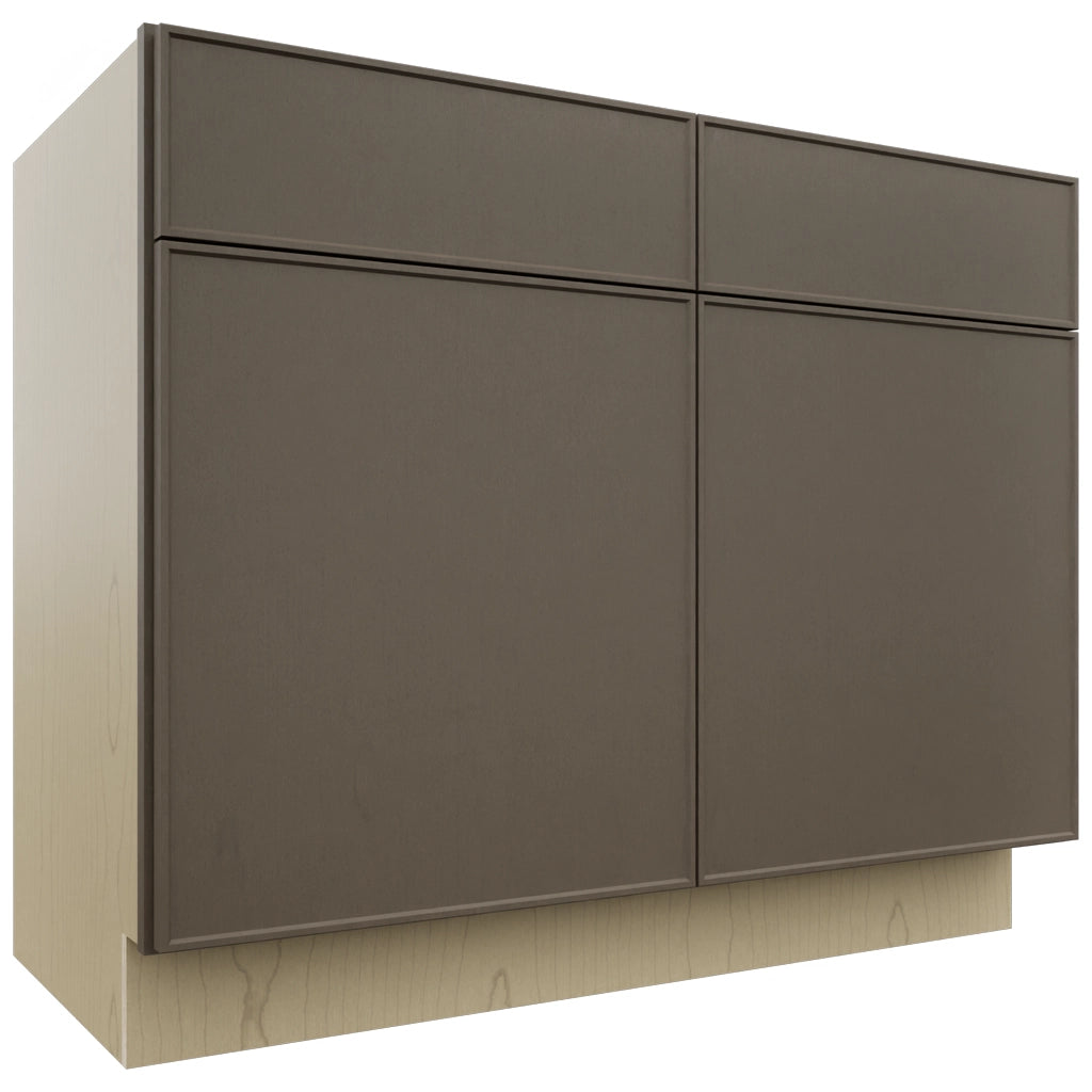 Fabuwood Echo Mocha VSB42-34 Vanity Sink Cabinet, Front View