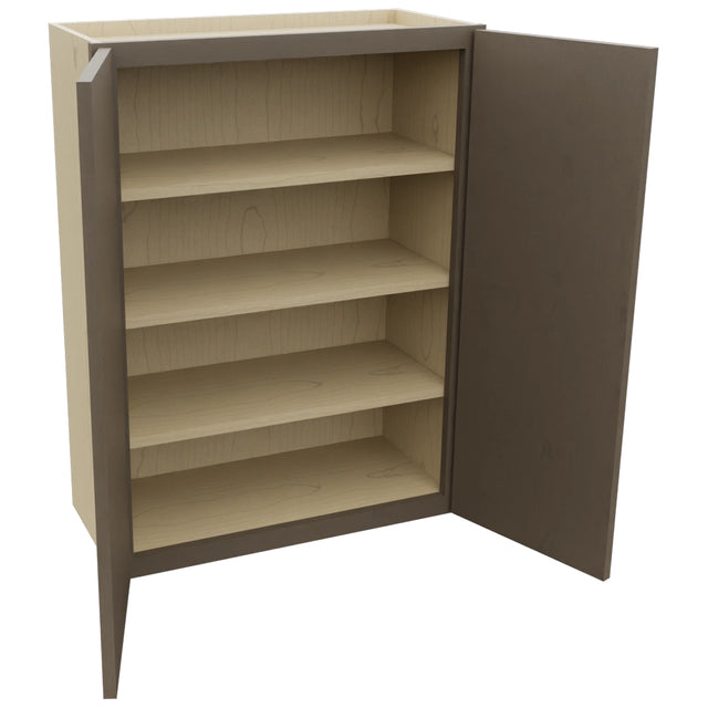 Fabuwood Echo Mocha W2736 Wall Standard Cabinet, Open View
