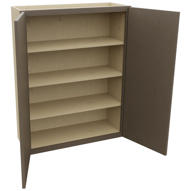 Fabuwood Echo Mocha W3342 Wall Standard Cabinet, Open View