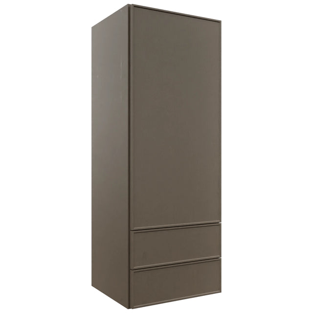 Fabuwood Echo Mocha WD1848 Wall Drawer Cabinet, Front View
