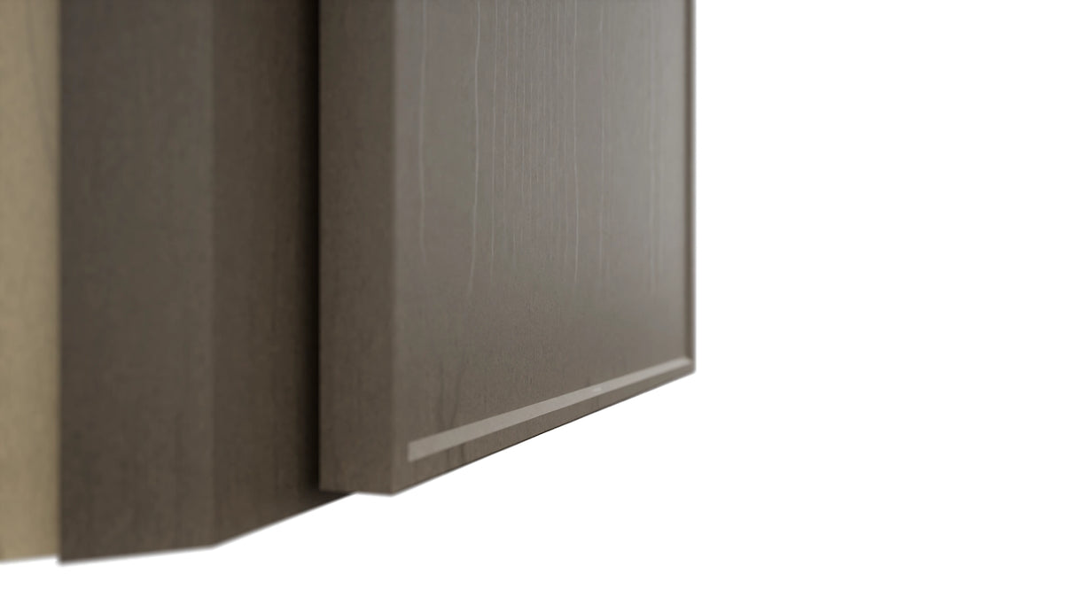 Fabuwood Echo Mocha WDC2418 Wall Corner Diagonal Cabinet, Detail View