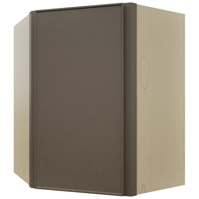 Fabuwood Echo Mocha WDC2430 Wall Corner Diagonal Cabinet, Front View