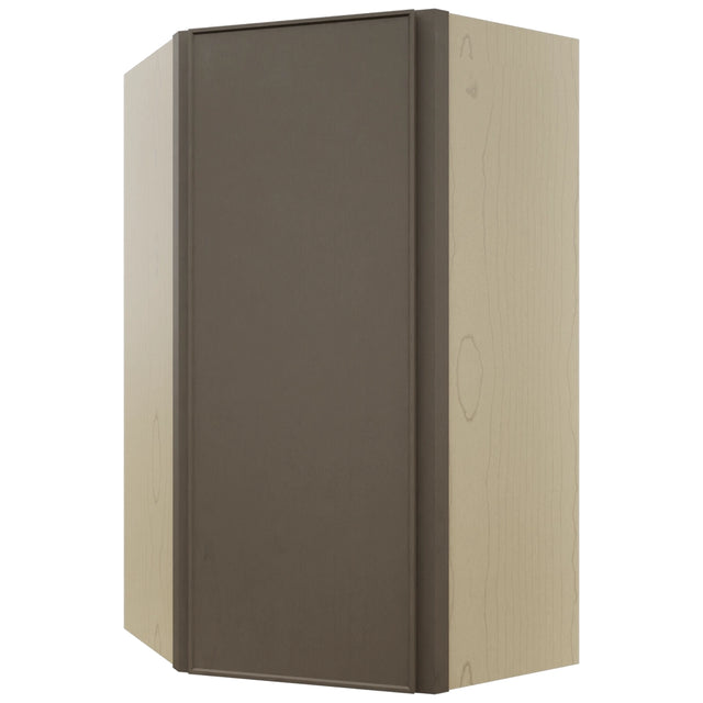 Fabuwood Echo Mocha WDC2442 Wall Corner Diagonal Cabinet, Front View