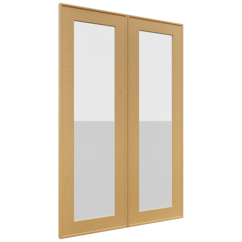 Fabuwood Echo Timber DS GDW2436 Wall Glass Door, Front View