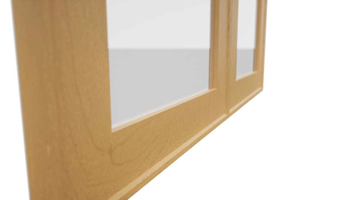 Fabuwood Echo Timber DS GDW3036 Wall Glass Door, Detail View