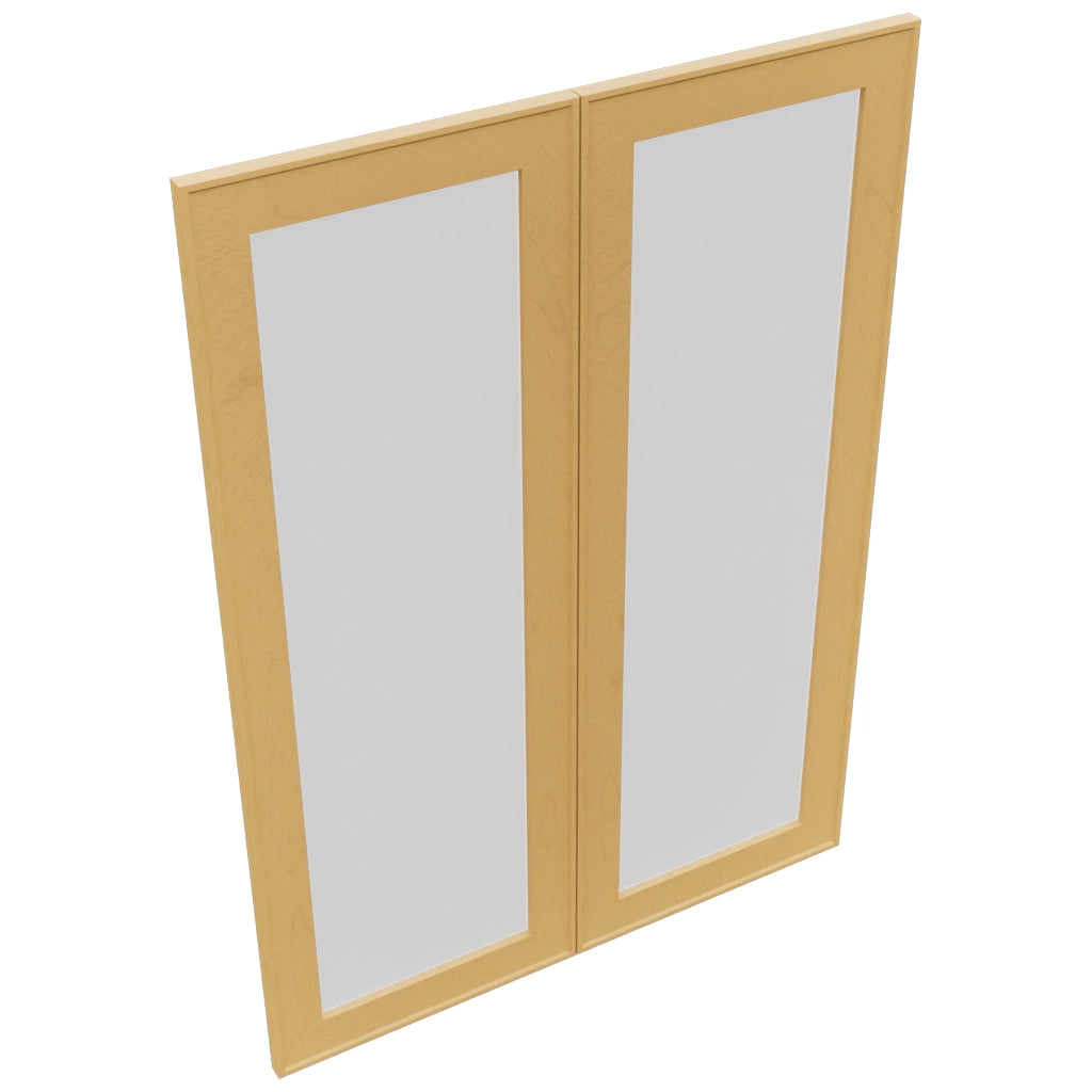 Fabuwood Echo Timber DS GDW3042 Wall Glass Door, Top View