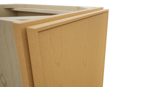 Fabuwood Echo Timber VB15FD Vanity Base Full Height Cabinet, Detail View