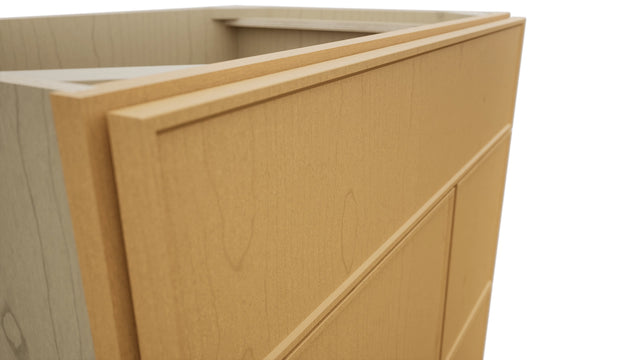 Fabuwood Echo Timber VSD36DR Vanity Combo Cabinet, Detail View