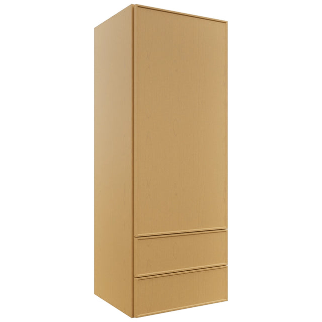 Fabuwood Echo Timber WD1848 Wall Drawer Cabinet, Front View