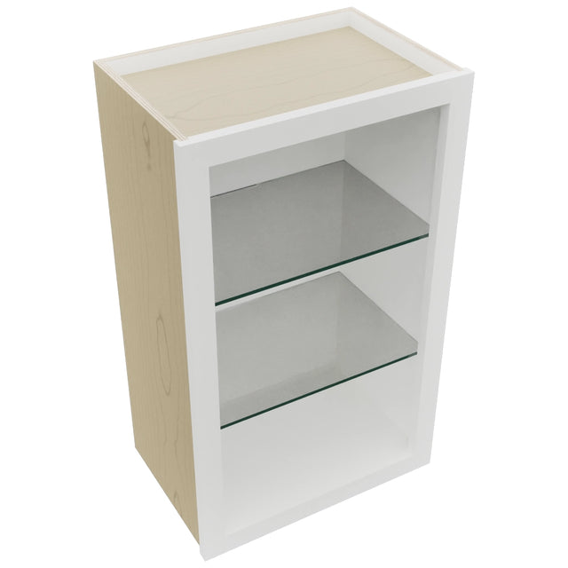 Fabuwood Frost NDW1830 Wall Standard No Door Cabinet, Top View