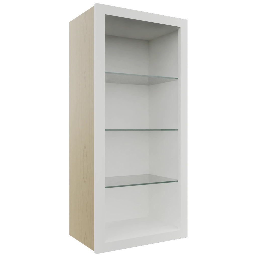Fabuwood Frost NDW1839 Wall Standard No Door Cabinet, Front View