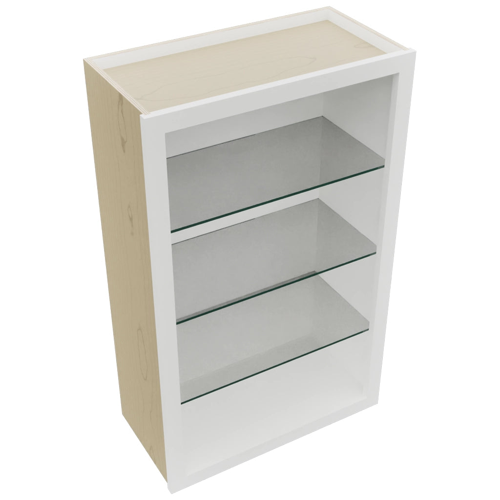 Fabuwood Frost NDW2439 Wall Standard No Door Cabinet, Top View