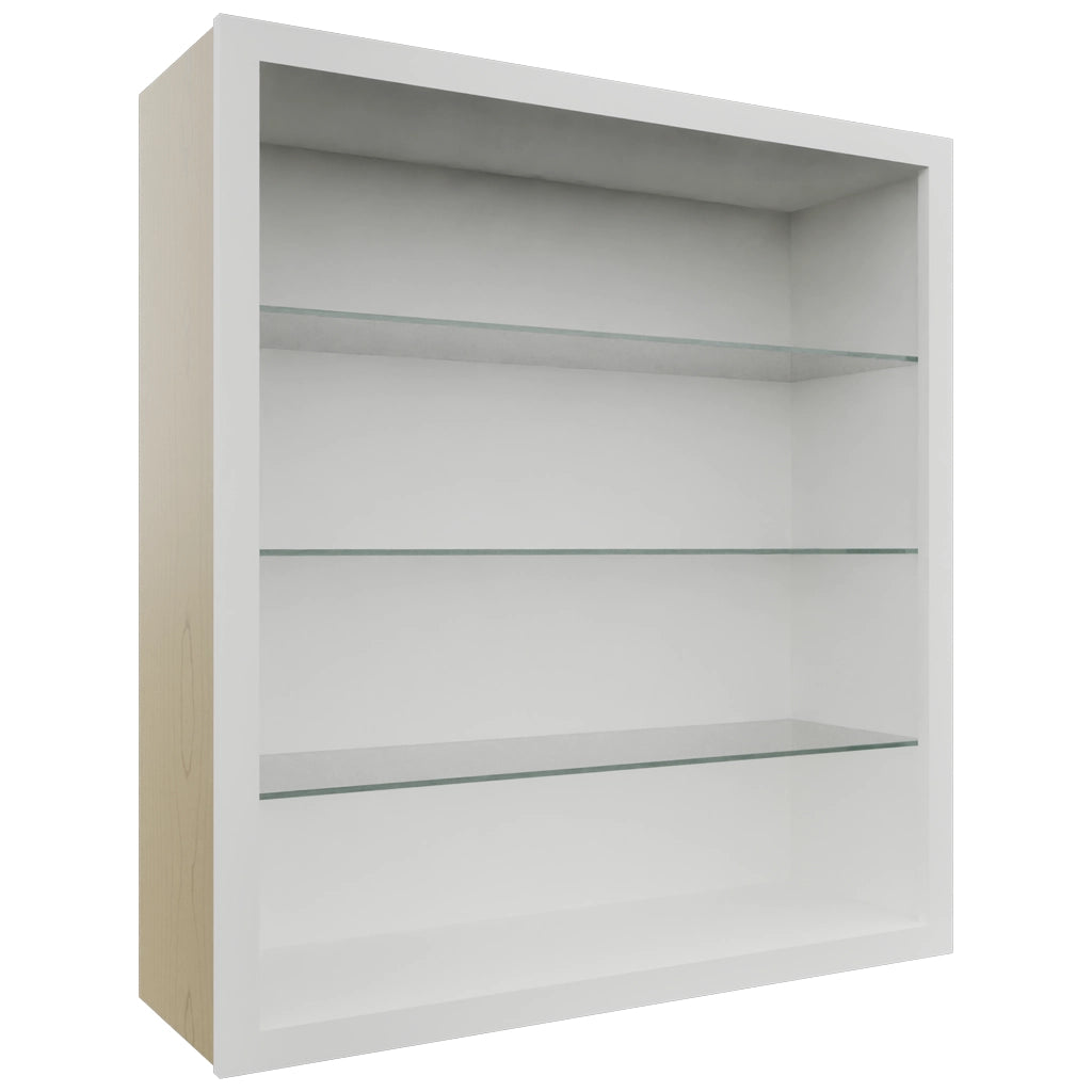 Fabuwood Frost NDW3639 Wall Standard No Door Cabinet, Front View