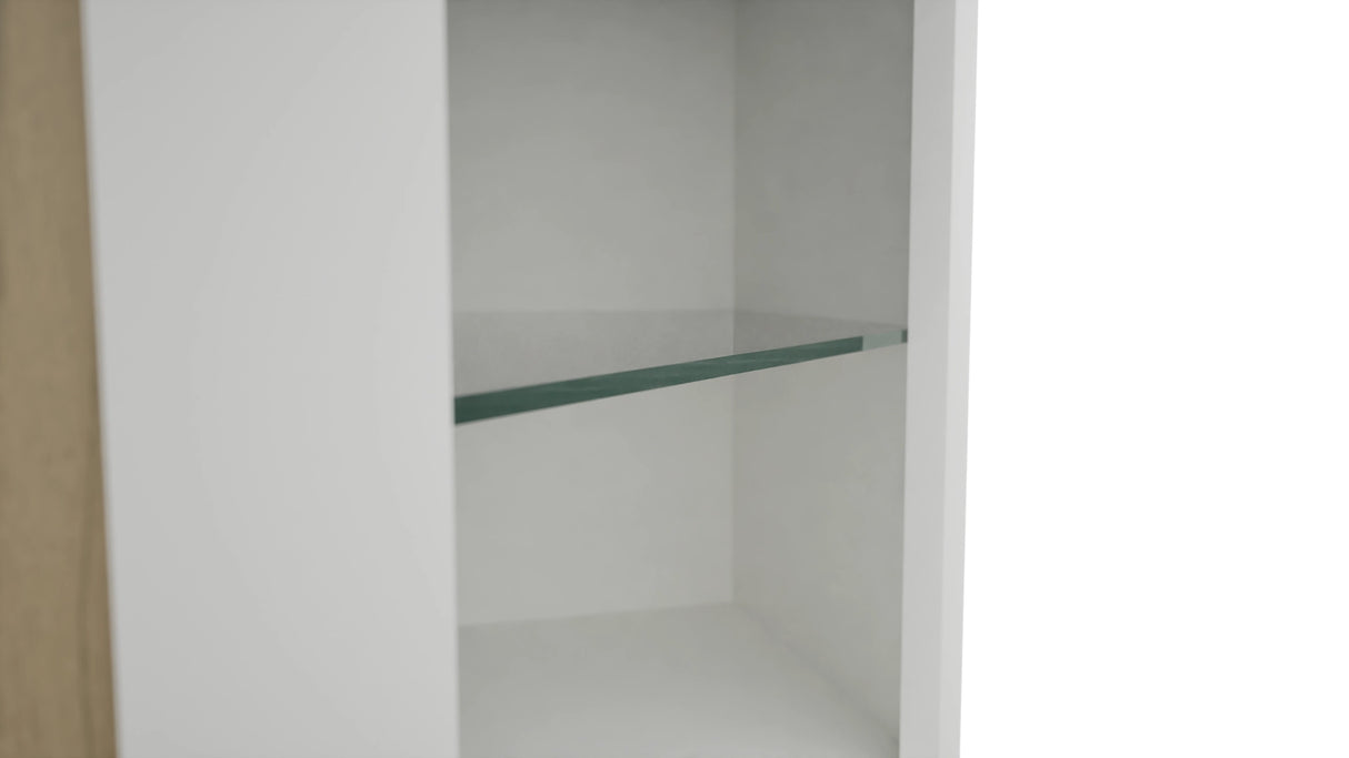 Fabuwood Frost NDWDC2439 Wall Corner Diagonal No Door Cabinet, Detail View