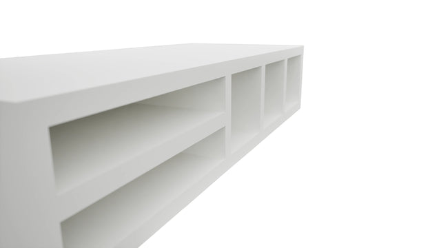 Fabuwood Frost WO306 Wall Organizer Rack, Detail View