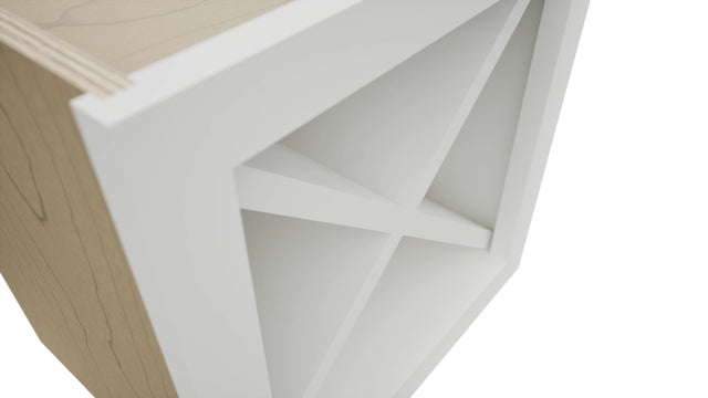 Fabuwood Frost WR15X15 Wall Wine Rack, Detail View