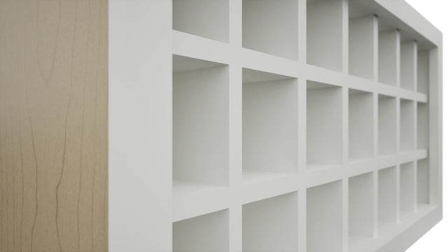 Fabuwood Frost WR3618 Wall Wine Rack, Detail View
